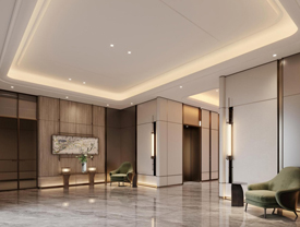 鹏瑞利杭州西站云门中心装修工程